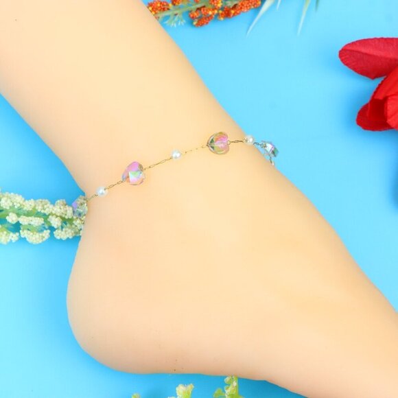 Elegant Handmade Anklet – Perfect for Women & Girls | Ideal Gift Option, DYC1469 - Picture 1 of 7